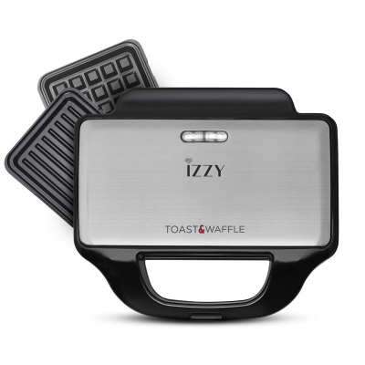 Izzy Τοστιέρα IZ-2017 με Αποσπώμενες Πλάκες, 1200W, Grey / 224141